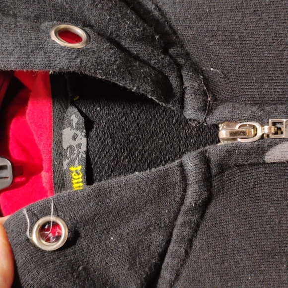 SALE! RARE! SMET Christian Audigier Vintage Y2K Skull Decor Full Zip Up Jacket - Picture 8 of 15